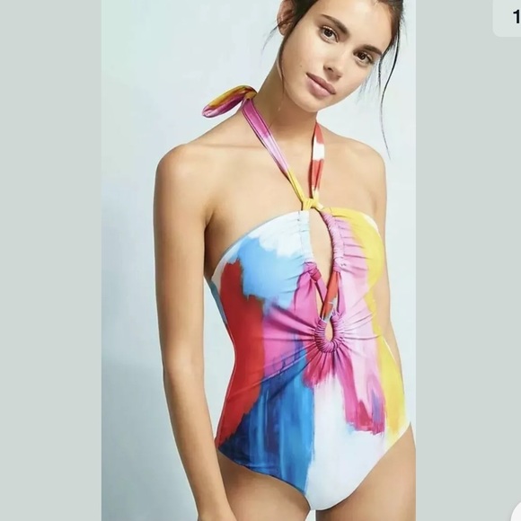 Anthropologie Other - Anthropologie Mara Hoffman Brushstroke swimsuit